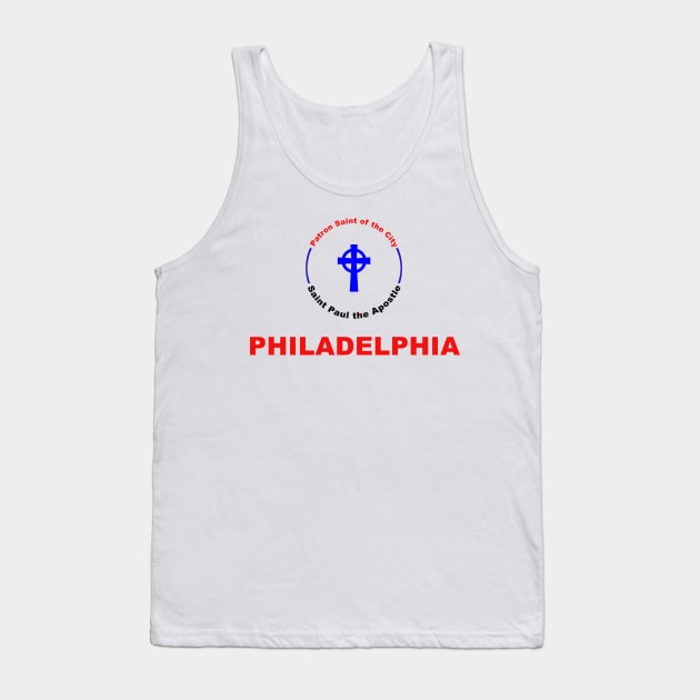 PHILADELPHIA PATRON SAINT (st paul) Tank Top by CITY PATRON SAINTS